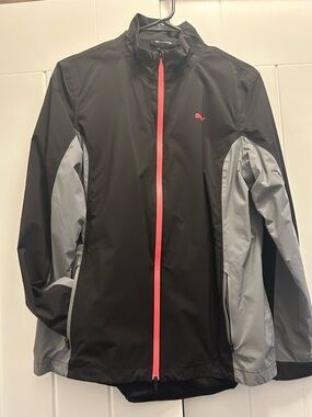 Puma Women’s Black Zip Up Windbreaker